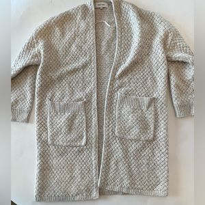 John + Jenn long cable knit sweater